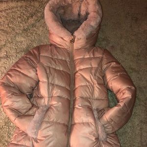 Michael Kors Pink Bubble fur Coat